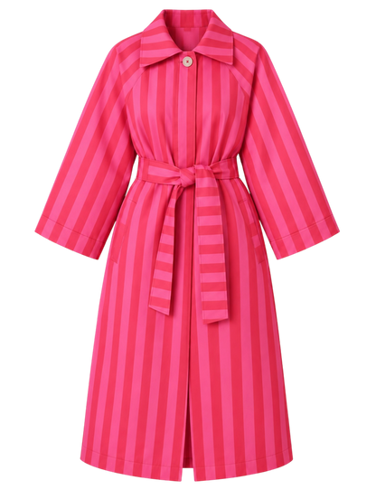 PRE ORDER: Striped Trench Coat
